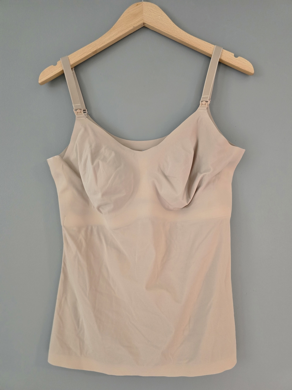knix Nude/Beige Nursing Cami with Snap Clasps  & Adjustable Straps